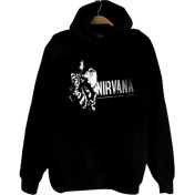 Resim stonedfame Nırvana Baskılı Çocuk Sweatshirt 
