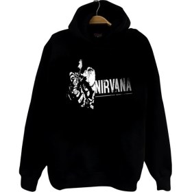 Resim stonedfame Nırvana Baskılı Çocuk Sweatshirt 