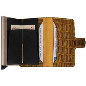 Resim Walsmart Mini Croco Akıllı Mekanizmalı Cüzdan Hakiki Deri 