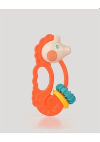 Resim Denizatı Diş Kaşıyıcı & Çıngırak - Turuncu 