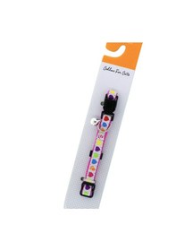 Resim Luxury Paws Kedi Boyun Tasması Desenli Kalpli 10mm-30CM 