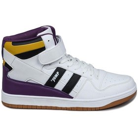 Resim Jump 28504-Fw Erkek Spor Ayakkabı Jump-28504-M-R15617 Beyaz - Siyah - Mor 