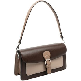 Resim Silver Polo Sp1279 Kadın Omuz Çantası Düz Kahve-m105 Koyu Bej-latte 