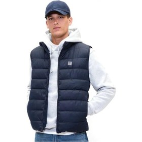 Resim Gap 790584001 V-frch Logo Ltwt Puffer Vest Erkek Yelek Lacivert 