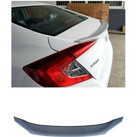 Resim HONDA CİVİC 2016-2020 FC5 SEDAN PLASTİK BOYASIZ ANATOMİK SPOİLER 