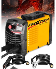 Resim PROXTECH Taşınabilir Profesyonel elektrot Tutucu 200 Amper LCD Göstergeli İnvertörTaşınabilir Kaynak Makinesi 