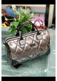 Resim David Rossi Kaputone Rugan Taşlı Çanta-Gri 