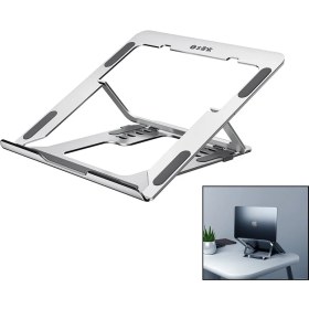 Resim Selfbuysell Gümüş 6 Açılı Katlanabilir Laptop Stand Alüminyum (5324) 