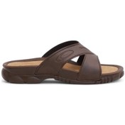 Resim 2133-3200 Tam Anatomik Unisex Günlük,ofis,spor,havuz.deniz Ve Tüm Islak Zeminler İçin Uyumlu Terlik Kahverengi 