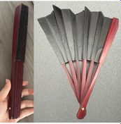 Resim Chuangyinshop Şık Vintage Tarzı Katlanır Yelpaze - Düğün, Dövüş Sanatları, Dans Performansları Ve Ev Dekoru İçin 