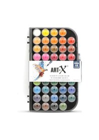 Resim Art-x Premium 48'li Sulu Boya Seti Çok Renkli 