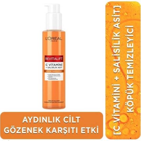 L'Oréal Paris L'Oreal Paris Revitalift Arındırıcı Cilt Temizleme Jeli 150 ml Fiyatı ve Özelliklerı - Badem