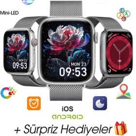 Resim Wearfitpro WEARFİT HW9 MİNİ 2 Akıllı Kol Saati Smart Watch Model:2.05inç 41mm MİNİLED Ekran (GRİ) 