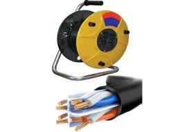 Resim Makaralı Uzatma Kablo Seyyar Priz 50 Metre 1410 