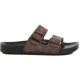 Resim Pierre Cardin Kahve Nubuk Erkek Terlik Çok Renkli 