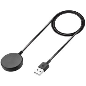 Resim Microcase Samsung Galaxy Watch Active 2 44 Mm Için Manyetik Şarj Aygıtlı Usb Kablo 1 Metre Siyah - Al2414 