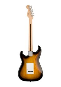 Resim Squier 0373152503 Sonic Stratocaster Elektro Gitar 2-color Sunburst Akçaağaç Klavye Klasik Sunburst Ve Seramik Manyetikler 
