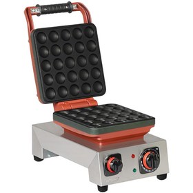 Resim OMAKE Zamanlayıcılı Mini Top Tekli Waffle Makinesi, Elektrikli 