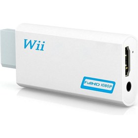 Resim 3C Store Full Hd 1080P Wii - HDMI Uyumlu Dönüştürücü Adaptör WII2HD Dönüştürücü Pc Hdtv Monitör Ekranı Için 3.5mm Ses (Yurt Dışından) 