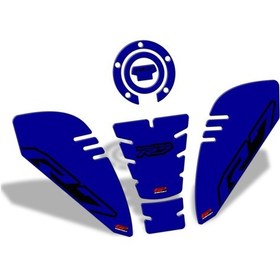 Resim Gp Kompozit Yamaha R7 2021-2023 Uyumlu Tank Pad Seti Mavi 