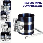 Resim 3 İnç Piston Halka Sıkıştırıcısı Paralel Çubuklarla - Yatay Çubuk Piston Halka Kurulum Aracı, Verimli Motor Bakımı için Dayanıklı Metal Yapı, Motor Bakımı Aracı | Paralel Çubuk Tasarımı | Dayanıklı Yapı, Piston Sıkıştırıcısı 