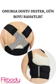 Resim Fitbody 4 Kolonlu Dik Duruş Korsesi 