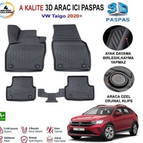 Resim Vw Taigo 3d Paspas Havuzlu Pro 2020 Sonrası 