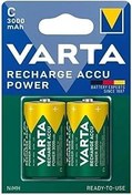 Resim Varta Orta Boy C Tip 3000Mah C Boy Pil 2Li Paket Tombul Orta Pil C/R14/E93 