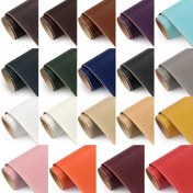 Resim Sahte Deri Yama Etiketi Kendinden yapışkanlı Sahte Deri Kumaş Yapıştırıcı Kanepe Koltuk Tamirı DIY Yaması 45 * 50 cm / 17.7 * 19.68 inç 