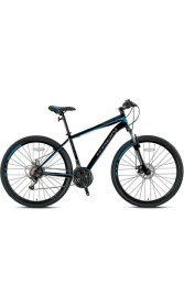 Resim Kron Nomad 5.0 28' Trekking 18' 21 Vites Mekanik Disk Mat Siyah Mavi / Gri Bisiklet 