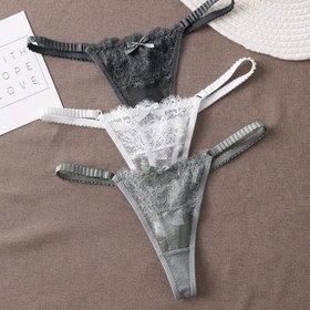 Resim Reed Tanga: ME04 Beyaz + Açık Gri + Gümüş Gri 