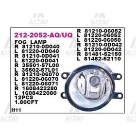 Resim DEPO 212-2052R-UE Sis Lambası Sağ- Toyota Corolla Uyumlu-Auris 07- Avensis-Yarıs 06- 