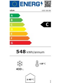 Resim Uğur UDD 560 BK 449 LT Sandık Tipi Derin Dondurucu 