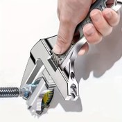Resim 6-68mm Ayarlanabilir Anahtar - Geniş Açıklıklı Ağır Hizmet Tipi Metal Boru Kelepçesi, Banyo ve Ev Tamiratları için Manuel Mekanik Alet, DIY Ev Bakımı (Pile Gerek Yok), Tesisat Araçları 