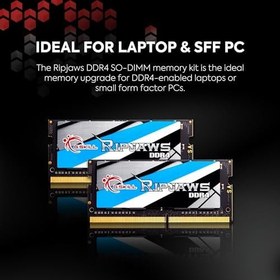 Resim G.Skill Ripjaws - DDR4-16 GB - SO DIMM 260-PIN - ungepuffert 