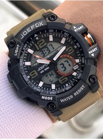 Resim Joefox Digital Ve Analog 2 Yıl Garantili Kronmetre+Takvim+Alarm+Aydınlatma Erkek Kol Saati JOE.BK08 