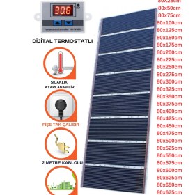 Resim Oxa Dijital Termostatlı Halı Altı Karbon Isıtıcı Film 80X300CM 