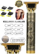 Resim AKF Dragon Metal Kasa Profesyonel Saç Sakal Ense Çizim Tüm Vücut Tüyü Lazer Öncesi Tıraş Makinesi. 