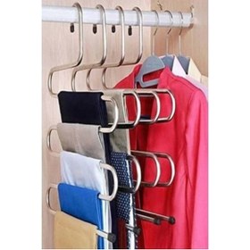 Resim AyrStore Buğz Krom Pantolon Askısı 
