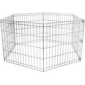 Resim Petpretty Krom Köpek Çiti 75 x 69 CM 