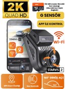 Resim VANTRUE S1 Pro 2k Qhd/ Wi-fi/ Gps/ G-sensör/ 160 Derece Ultra Geniş Açı/ Ön Arka 2 Kameralı Araç Kamerası 