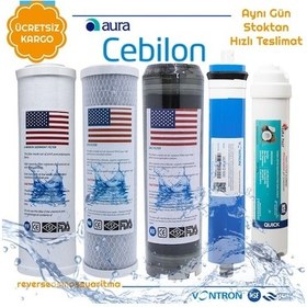 Resim Ihlas Su Arıtma Cihazı Filtresi - 5 Li Filtre Seti- Vontron 