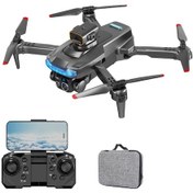 Resim Teltree P15 Mini Katlanır Drone: Akıllı Engelden Kaçma, Uzun Uçuş Süresi, 1080p Kamera Siyah 