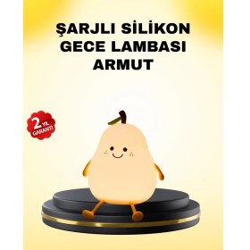 Resim Nilavia Dekoratif Armut LED Lamba Renk Ayarlı Şarj Edilebilir - AL002A-61S0A8 