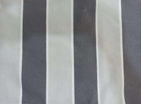 Resim Ceylan Home Balkon Perdesi Kuş Gözü Ölçü Seçenekli Gri-gri Çizgili Gri 