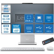 Resim Lenovo Ideacentre Aıo 24IRH9 Intel Core I3-1315U 64GB Ddr5 1tb SSD 23.8" Freedos All In One Bilgisayar F0HN0052TRF12 + Zetta USB Bellek 