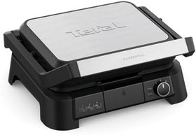 Resim Tefal Tefal SuperGrill 3in1 4 Porsiyon Kapasiteli 2000 Watt Barbekü Izgara ve Tost Makinesi - Inox 