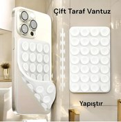 Resim Case collection Slikon Çift Taraflı Vantuz Telefon Tutucu Vakum,Cama Yapışan Çift Taraflı 