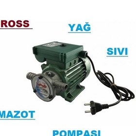 Resim Gross 220 Volt Yağ Mazot Sıvı Aktarma Pompası 1 Inç Elektrikli 