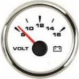 Resim Sealux Voltmetre Ø52Mm Beyaz 24V Beyaz 